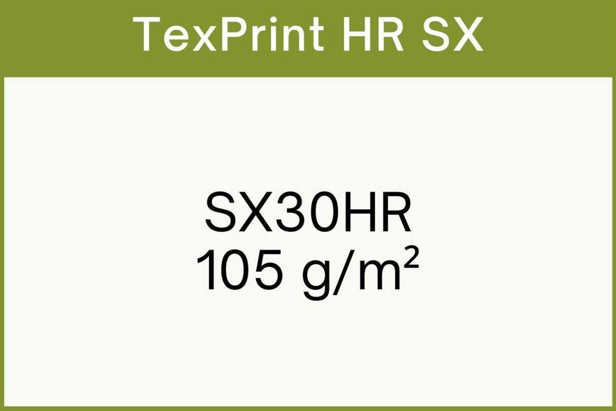Desktop Sublimation paper
TexPrint SX30HR High-Release,
100 gr - A3+ (33x48,26 cm)
(110 sheets/pack)